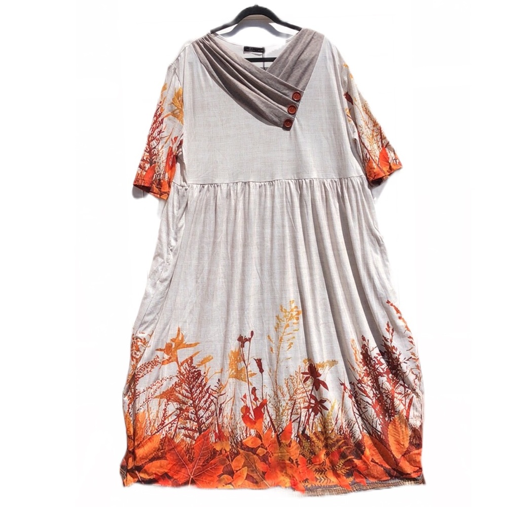 NWT just fashion now maxi fall dress size 2XL